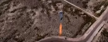 Blue Origin's space flight with William Shatner lifts off to space